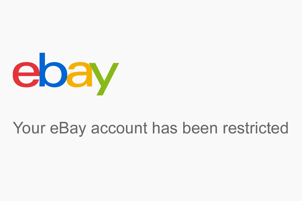 Vì sao tài khoản eBay bị đình chỉ?